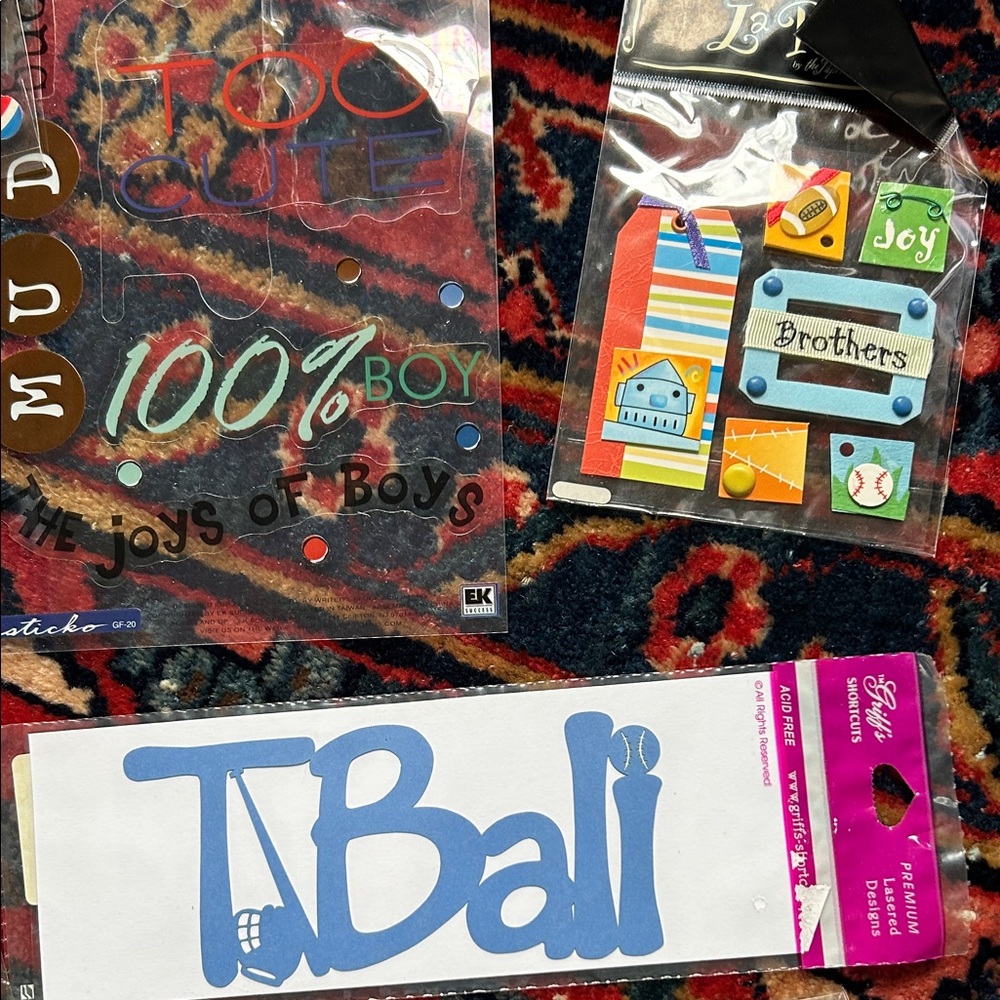 Assorted Scrapbooking Stickers—BOYS - Picture 6 of 10
